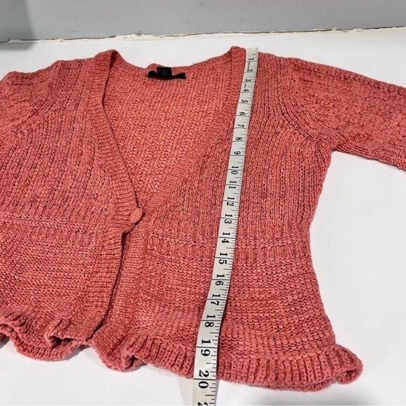 C’EST CITY Cardigan orange V-neck size:S - Picture 14 of 16